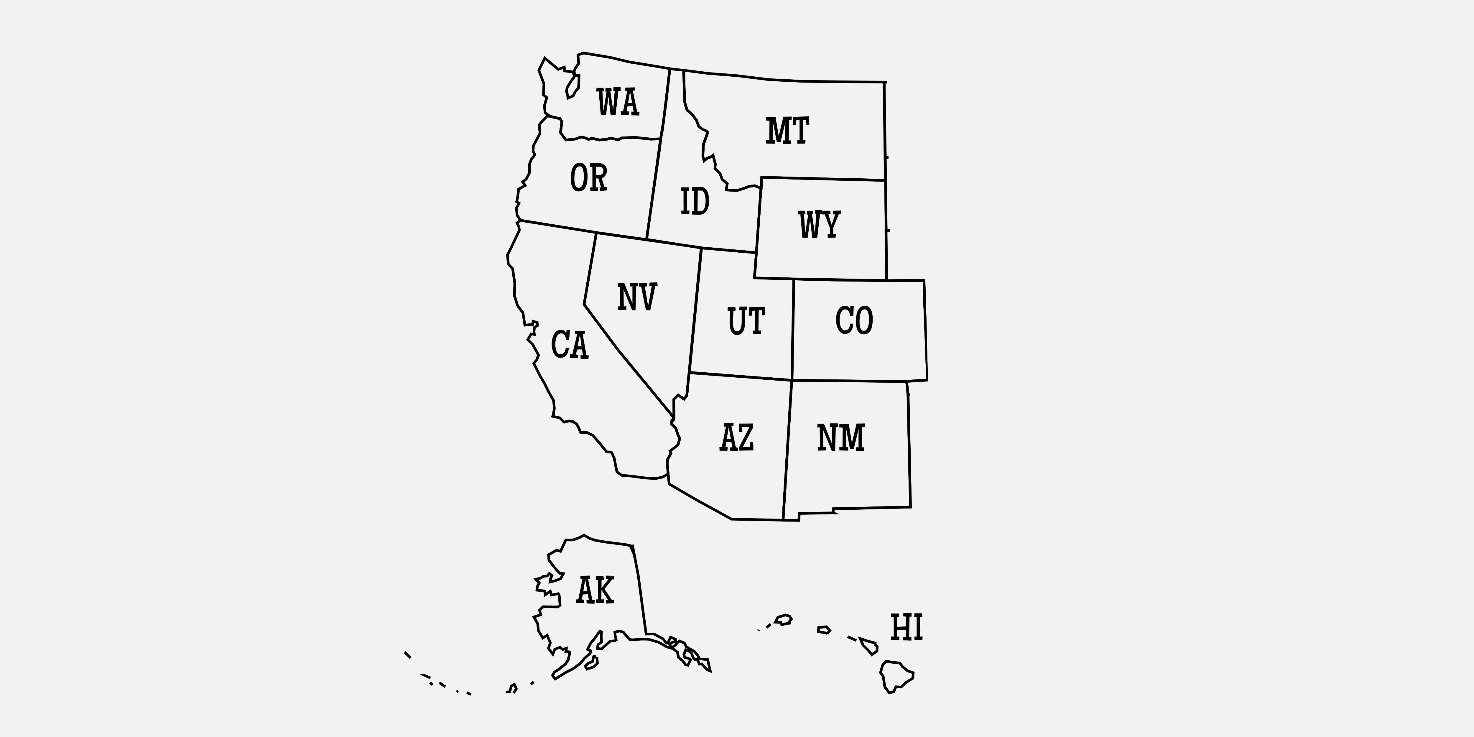 Map of Independent Bookstores United States